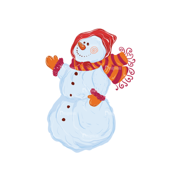 Christmas Vector Snowmen Vector Snowman 10 1