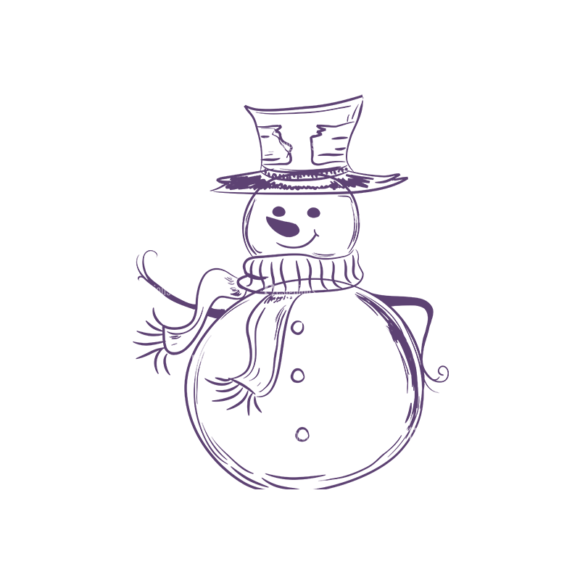 Christmas Vector Snowmen Vector Snowman 12 1