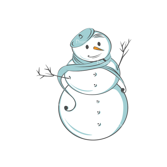 Christmas Vector Snowmen Vector Snowman 13 1