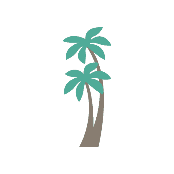 Dubai Vector Palm Tree 1