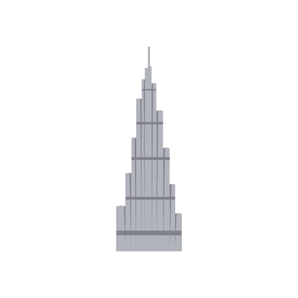 Dubai Vector Skyline 04 1