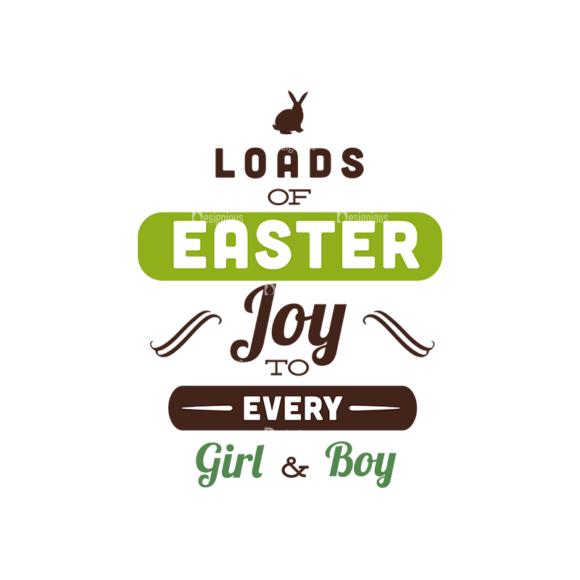 Easter Typographic Elements Vector Text 01 1