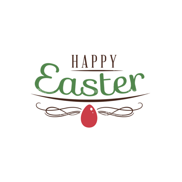 Easter Typographic Elements Vector Text 03 1