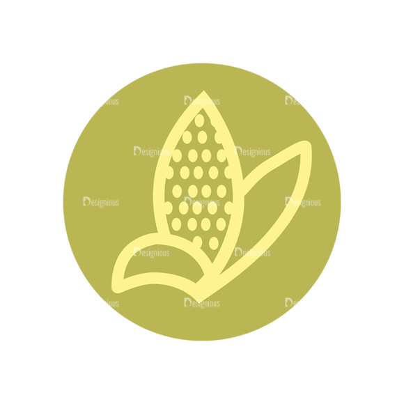 Farming Fresh Labels Set 2 Vector Corn 12 1