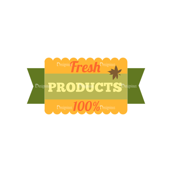 Farming Fresh Labels Set 2 Vector Text 1