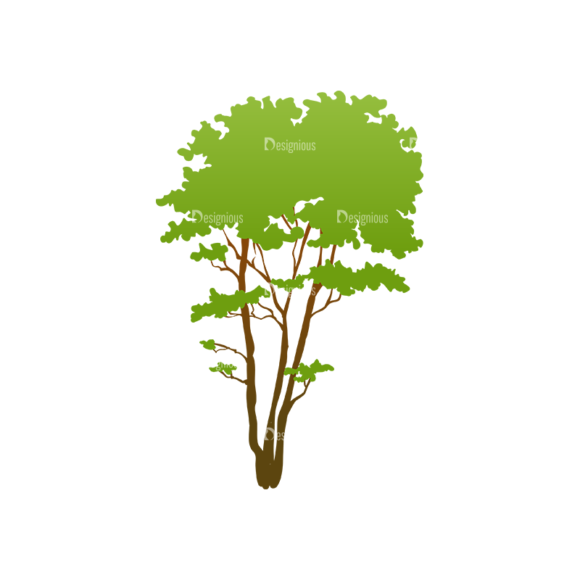 Green Trees Vector Tree 04 1
