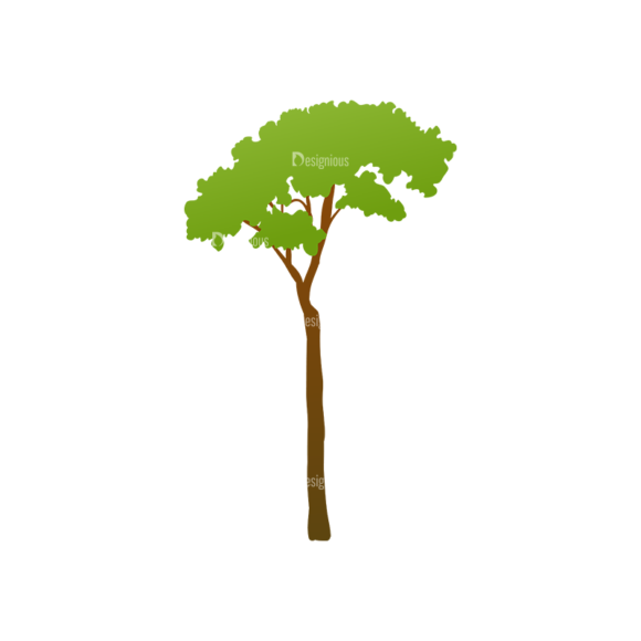 Green Trees Vector Tree 09 1