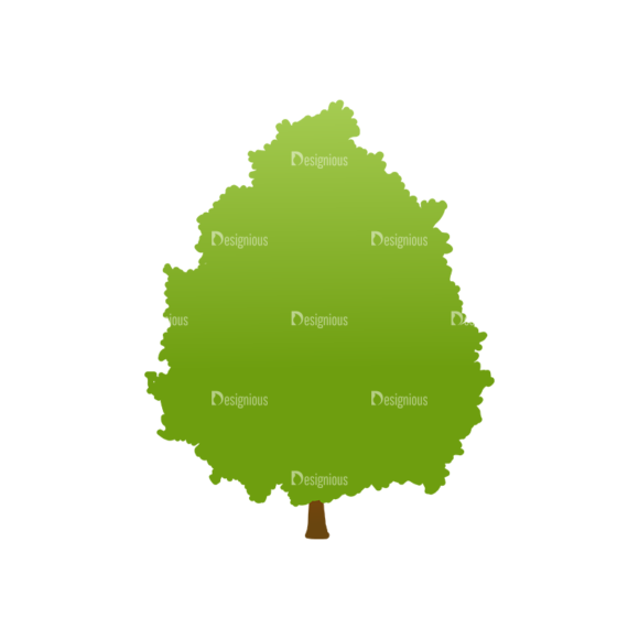 Green Trees Vector Tree 14 1