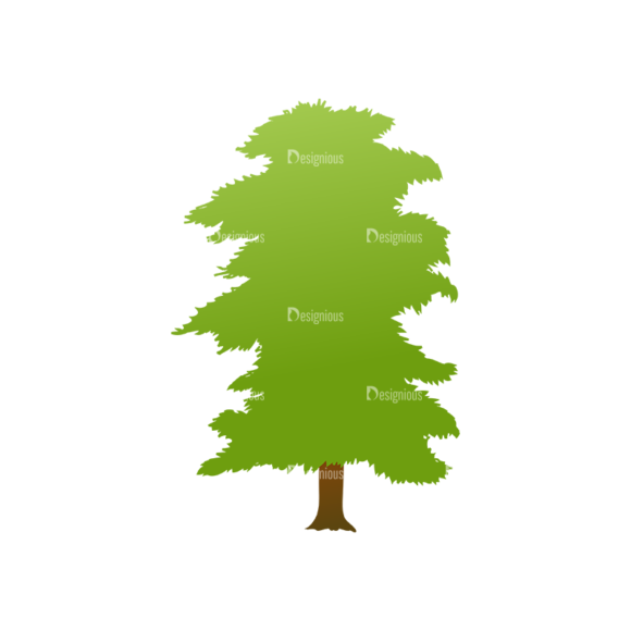 Green Trees Vector Tree 17 1
