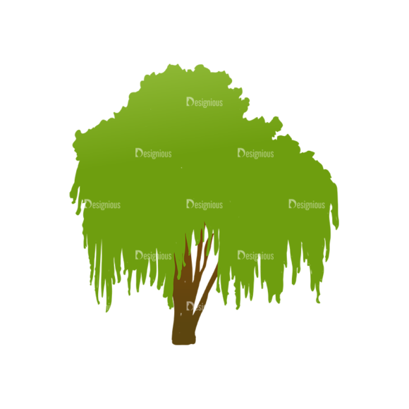 Green Trees Vector Tree 18 1