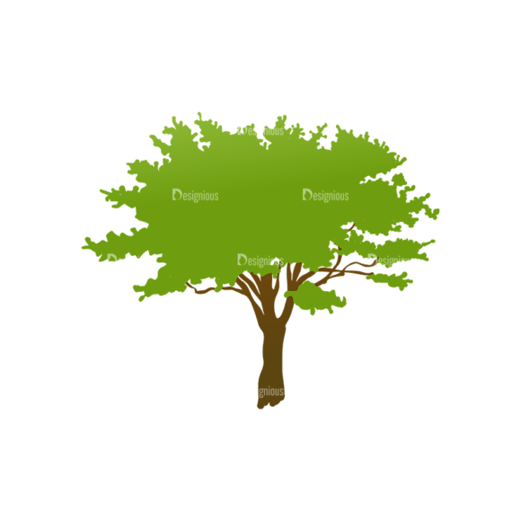 Green Trees Vector Tree 25 1