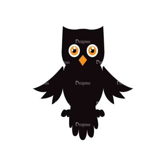 Halloween Vector Elements Set 1 Vector Owl 1