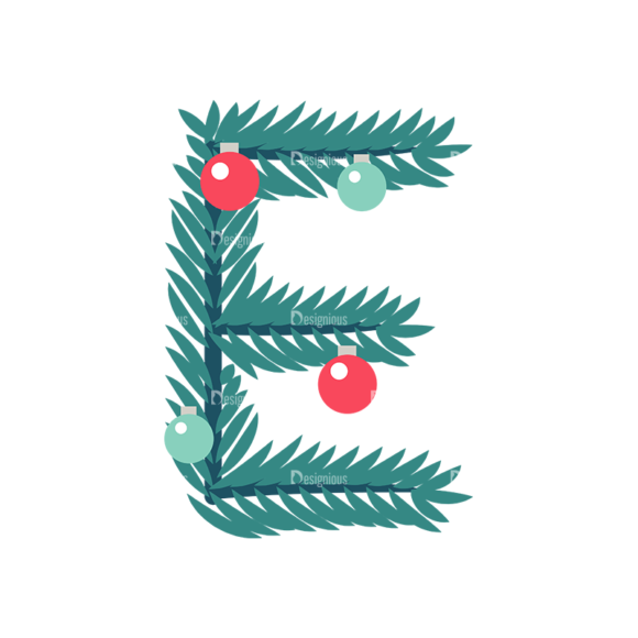 Illustrated Xmas Typography Vector E 1