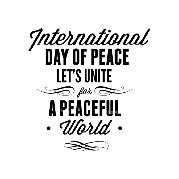 International Day Of Peace Typography 1 Vector Expanded Text 04 1