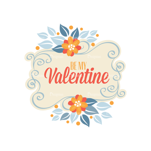 Labels With Flower Set 6 Vector Labels 06 1