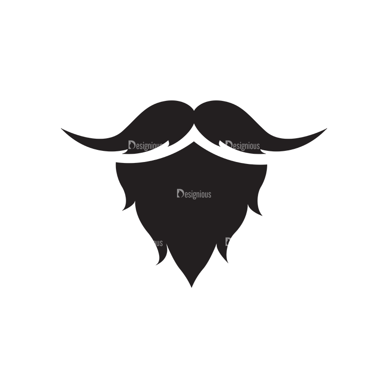 Metro Barber Shop Icons 1 Vector Beard - Designious