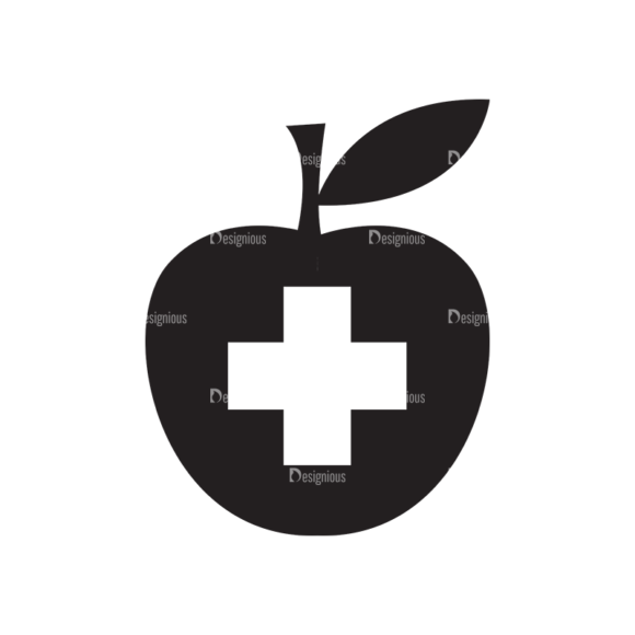 Metro Medical Icons 1 Vector Apple 1