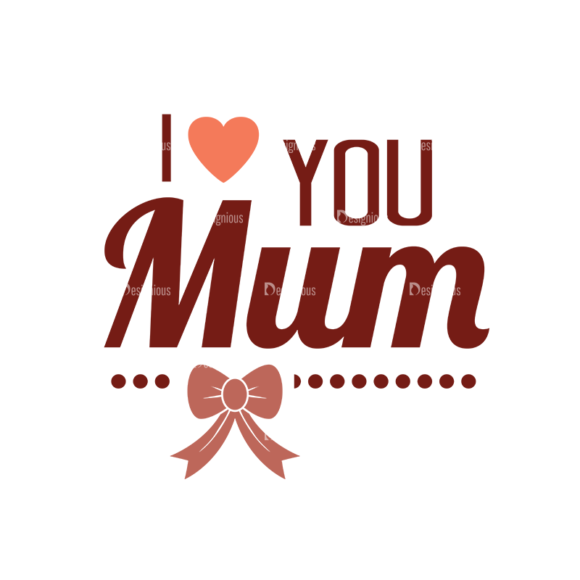 Mother'S Day Typographic Elements Vector Text 03 1