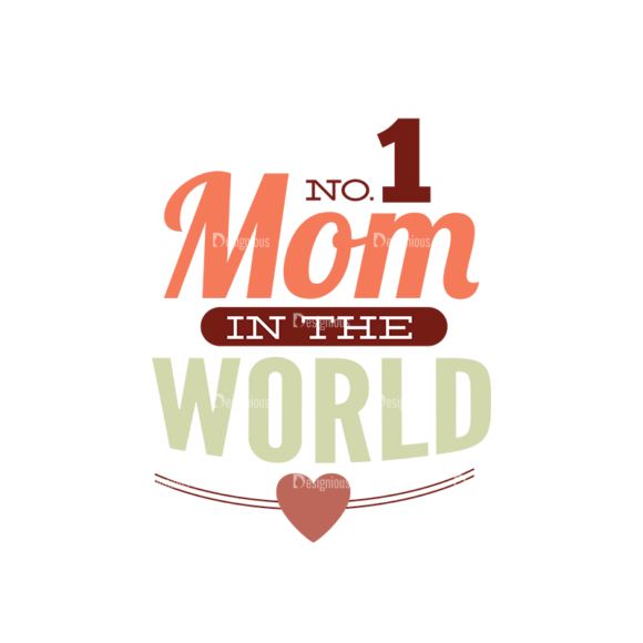 Mother'S Day Typographic Elements Vector Text 04 1