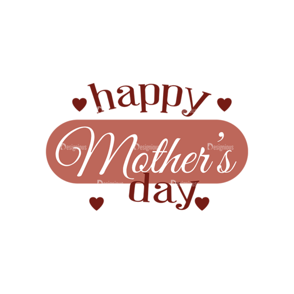 Mother'S Day Typographic Elements Vector Text 05 1