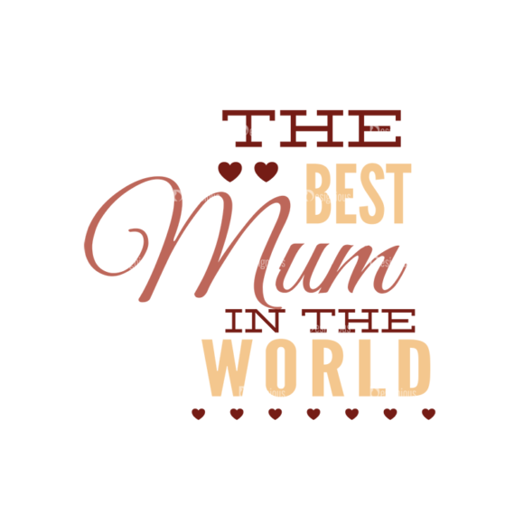 Mother'S Day Typographic Elements Vector Text 06 1