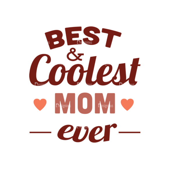 Mother'S Day Typographic Elements Vector Text 07 1