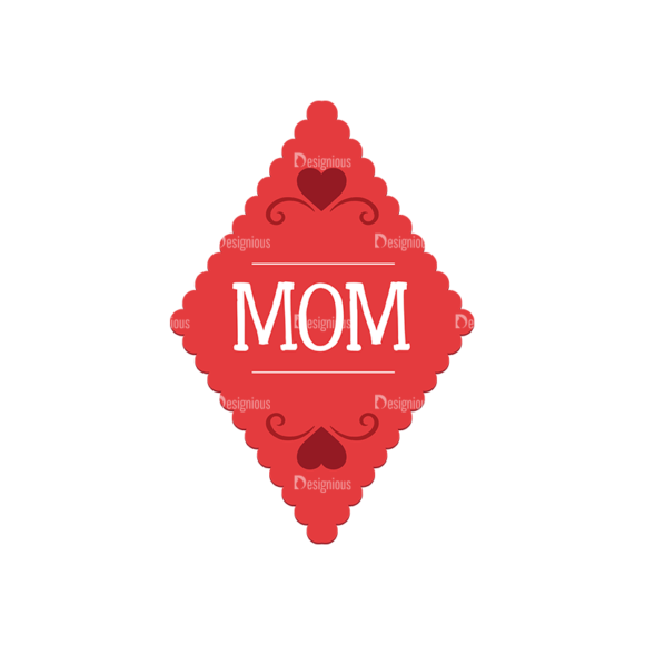 Mothers Day Vector Elements Vector Mothers Day 04 1