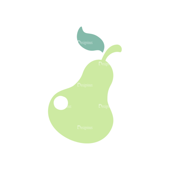 Nature Cute Icons Set 1 Vector Pears 1
