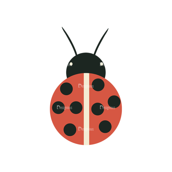 Nature Vector Set 2 Vector Lady Bug 1