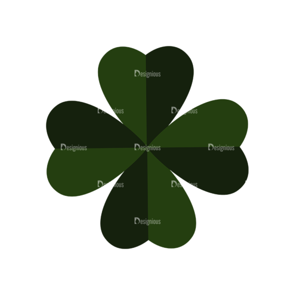 Saint Patrick'S Day Set 3 Vector Expanded Leaf 1