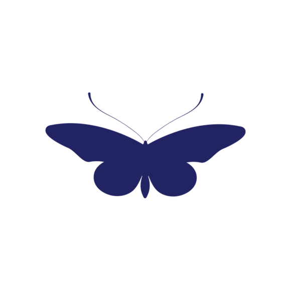 Simple Flat Butterlfy 1 Vector Butterfly 05 1