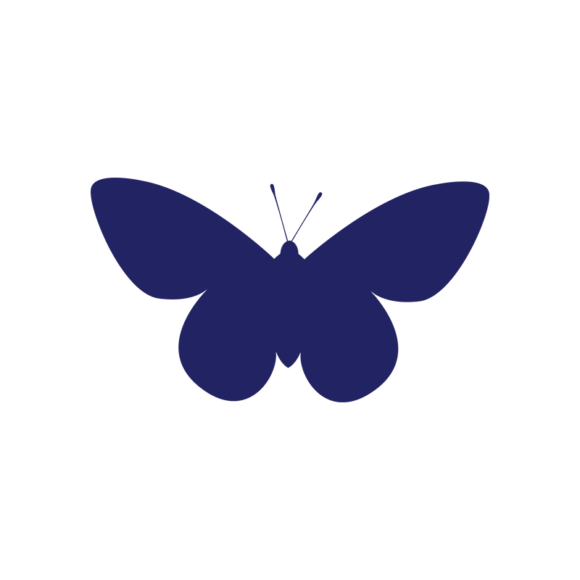 Simple Flat Butterlfy 1 Vector Butterfly 06 1