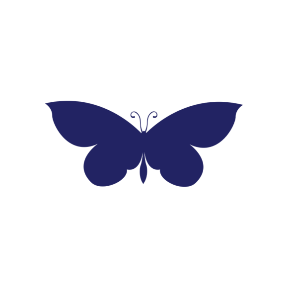 Simple Flat Butterlfy 1 Vector Butterfly 08 1