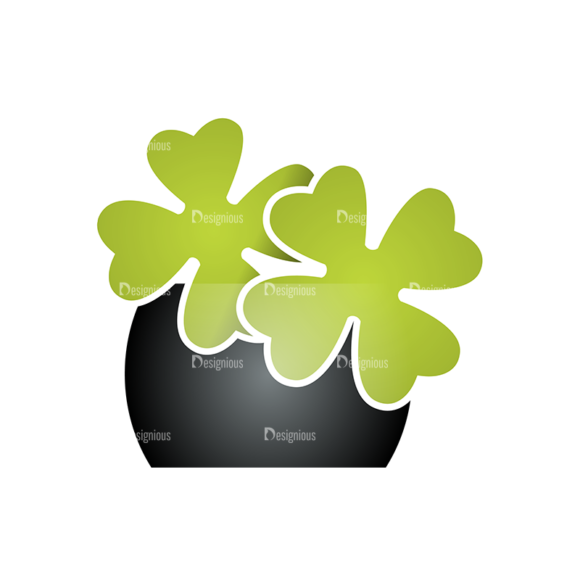 St Patrick'S Day Vector Elements Vector Clover Leaf 12 1
