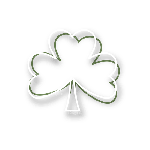 St Patrick'S Day Vector Elements Vector Clover Leaf 24 1