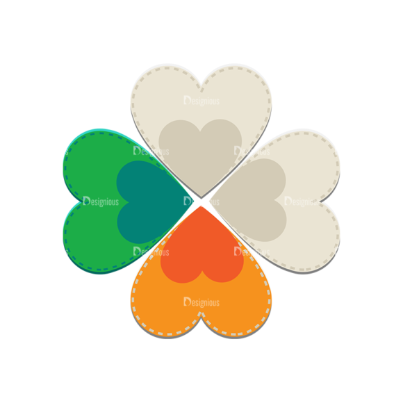 St Patrick'S Day Vector Elements Vector Clover Leaf 1