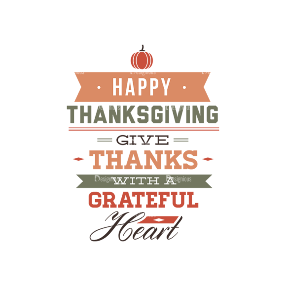 Thanksgiving Typography Set 1 Vector Expanded Thanksgiving 07 1