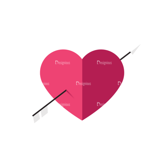 Valentines Day Symbols Vector Set 3 Vector Heart 1
