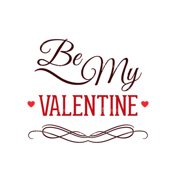 Valentines Day Typographic Elements Vector Valentines 05 1