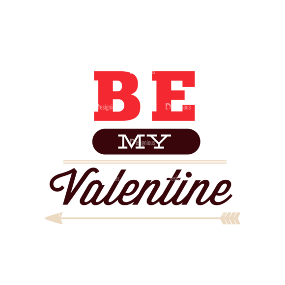 Valentines Day Typographic Elements Vector Valentines 08 1