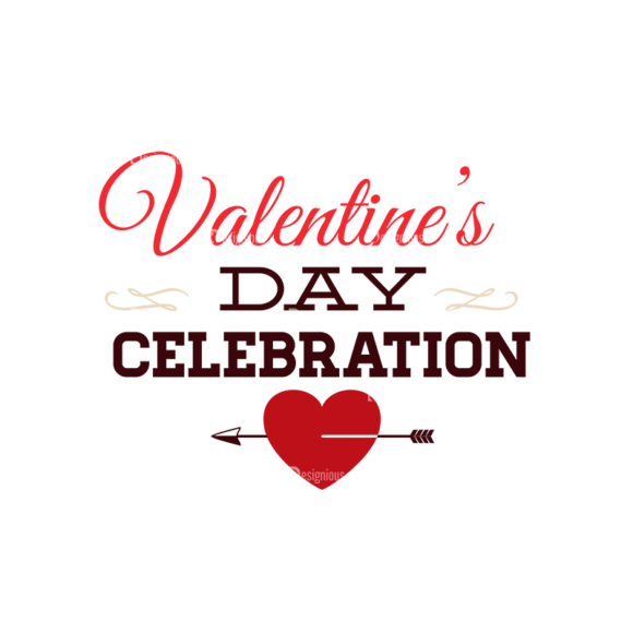 Valentines Day Typographic Elements Vector Valentines 09 1