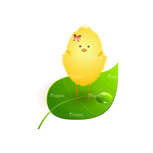 Vector Easter Elements 2 Vector Chick 1