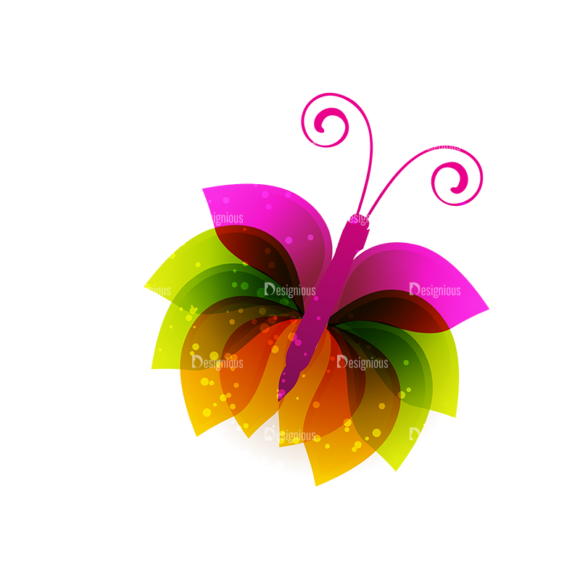 Vector Floral Ornaments 7 Vector Butterfly 14 1