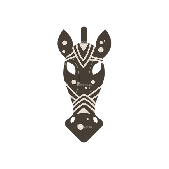 African Elements Horse Mask 1