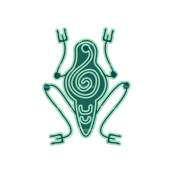 Aztec Elements Frog 1