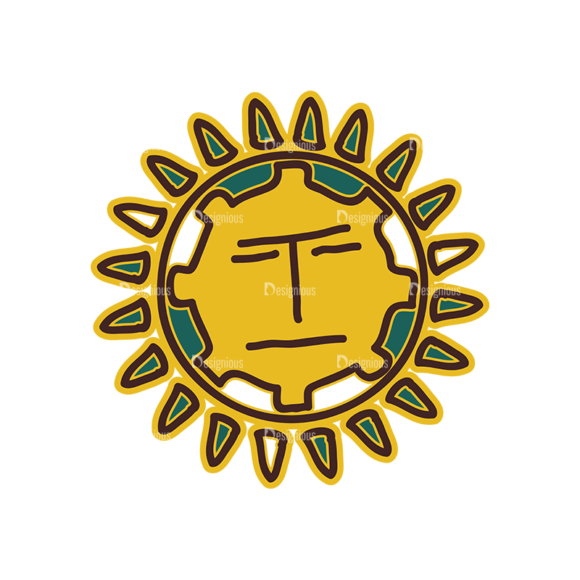 Aztec Elements Sun 1