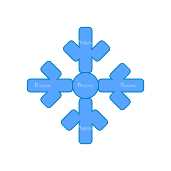 Weather Icon Set Snowflake 1