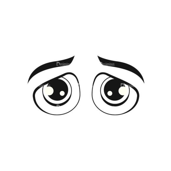 Cartoon Eyes Set 1 Vector Eyes 15 1