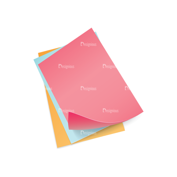 Colorful Paper Sheets Vector Papers 02 1