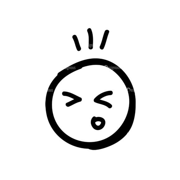 Doodle Emoticons Set 1 Vector Emoji 03 1